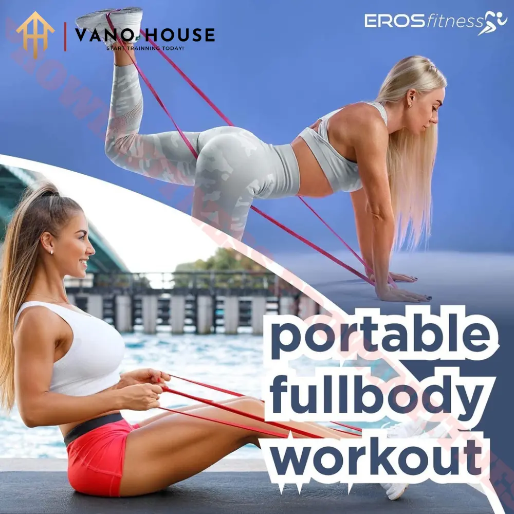 Dây Kháng Lực Cao Su Dây Trợ Lực Powerband HIFIT Tập Gym, Tập Tay, Chân, Toàn Thân, Đàn Hồi Trợ Lực Kéo Xà - Ảnh 2