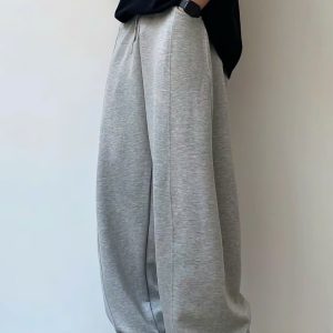 QUẦN NỈ NAM ỐNG RỘNG DÂY RÚT