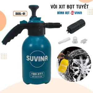 Bình xịt bọt tuyết rửa xe hàng chính hãng SUVINA 2L