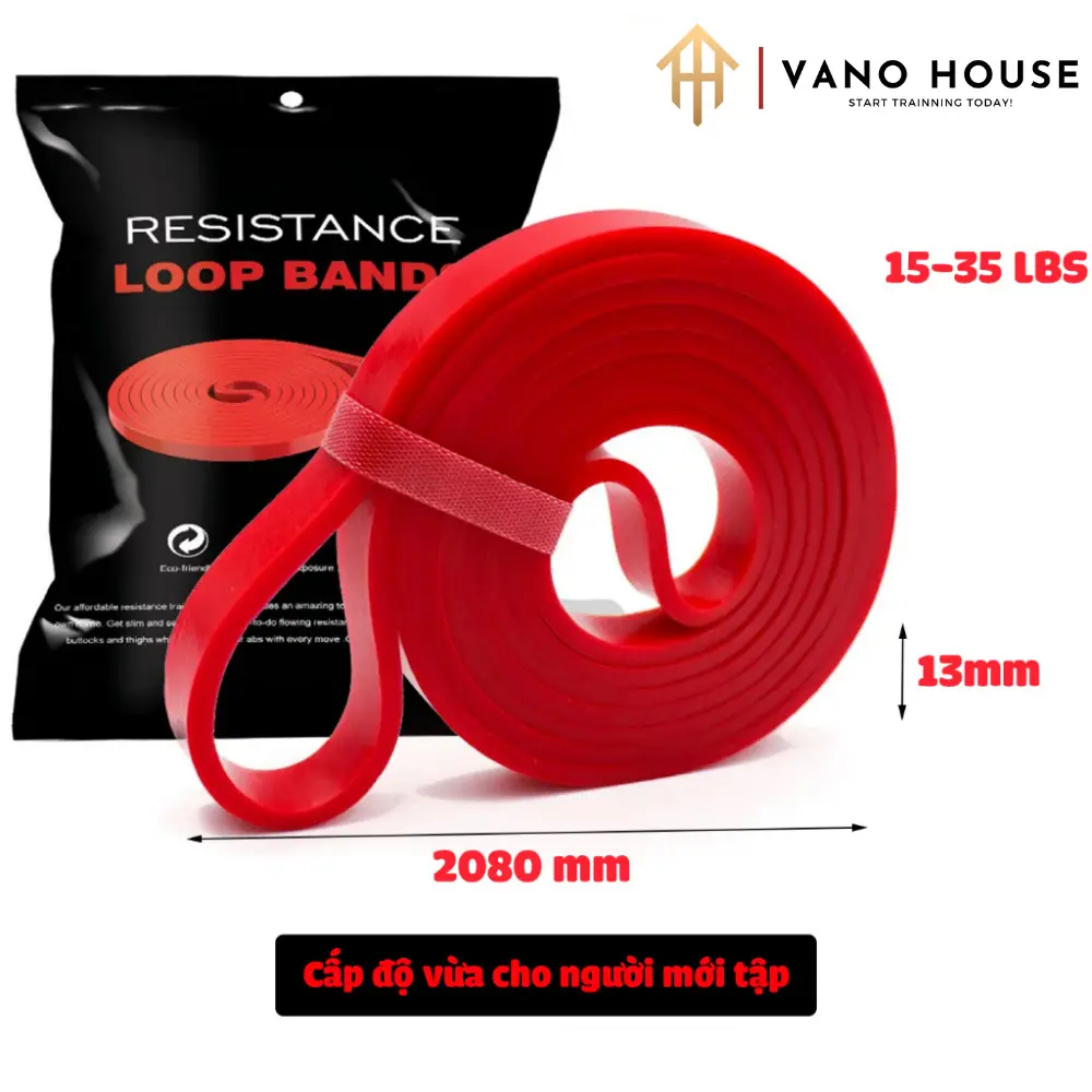 Dây Kháng Lực Cao Su Dây Trợ Lực Powerband HIFIT Tập Gym, Tập Tay, Chân, Toàn Thân, Đàn Hồi Trợ Lực Kéo Xà - Ảnh 3