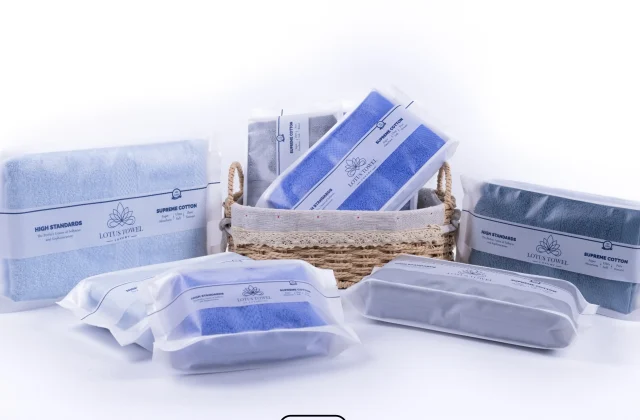 Khăn Tắm, Lau Mặt, Gội Đầu LOTUS Hoàn Toàn từ Cotton Cao Cấp Mềm Mịn, Thấm Hút Không Phai Màu