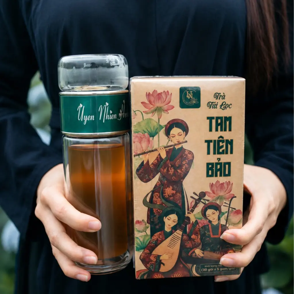 Trà Túi Lọc Thảo Mộc Tam Tiên Bảo Uyên Nhiên - 8 Vị Tự Nhiên Hương ÊM Dịu Hợp Buổi Tối - Hộp 30 Túi x 5g - Ảnh 7