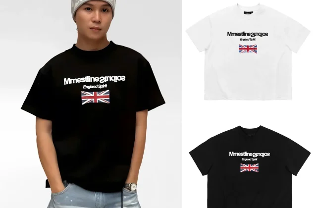 Áo thun MMESTLINE "UK" form Boxy lụa vải Premium Cotton