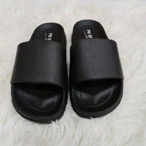Dép lê PH ĐÚC ĐEN PH68 liền siêu nhẹ, chống trơn trượt EVa nam
