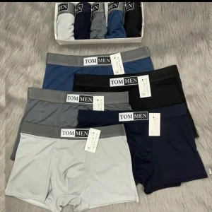 Hộp 5 Boxer TOMEN Thương Hiệu Việt - Chất liệu thun lạnh - co dãn 4 chiều Menswear.