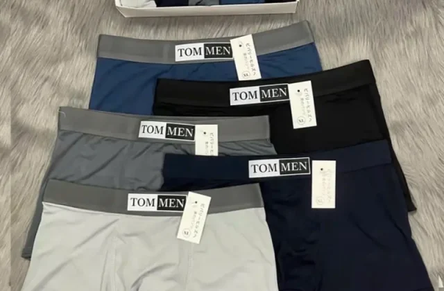 Hộp 5 Boxer TOMEN Thương Hiệu Việt - Chất liệu thun lạnh - co dãn 4 chiều Menswear.