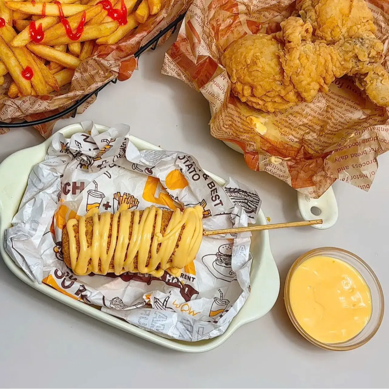 Xốt Phô Mai Tanzy Foods 500g chấm gà rán đồ chiên , mì trộn , hải sản , đồ nướng , BBQ - Ảnh 3