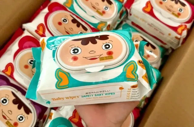 Combo 10 gói khăn ướt babywipes bao bi 650gram(bớt nước 300-350gram) trọng lượng thùng 3,5kG