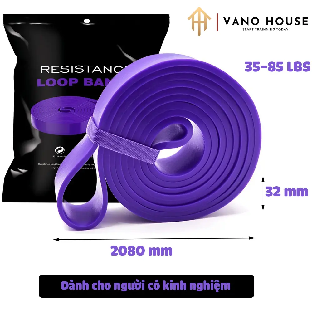 Dây Kháng Lực Cao Su Dây Trợ Lực Powerband HIFIT Tập Gym, Tập Tay, Chân, Toàn Thân, Đàn Hồi Trợ Lực Kéo Xà - Ảnh 10