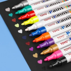 1Pc 2.5mm Bút Chì Nước Chống, Không Tửu, Kim Loại, Graffiti, Dầu - Học Sinh Văn Phòng