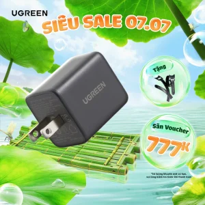 [SVIP ONLY] Củ sạc nhanh 30W Ugreen X516 | Công nghệ GaN | Hỗ trợ cổng USB-C và USB-A | Bảo hành 18 tháng 1 đổi 1 65025