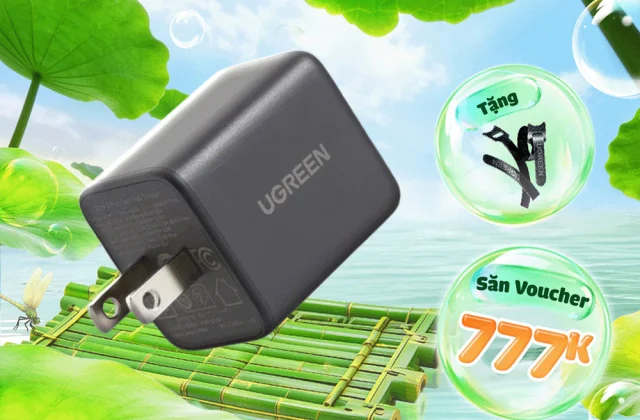[SVIP ONLY] Củ sạc nhanh 30W Ugreen X516 | Công nghệ GaN | Hỗ trợ cổng USB-C và USB-A | Bảo hành 18 tháng 1 đổi 1 65025