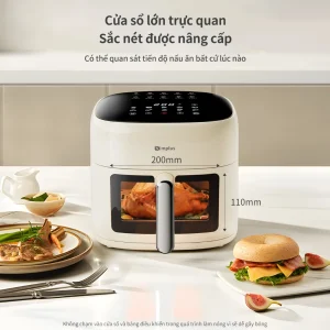 Simplus Nồi Chiên Không Dầu 6.5L Thiết kế nhỏ gọn dung tích "cỡ lớn" chiên rán thỏa thích KQZG018 Bảo Hành 1 Năm 1 Đổi 1