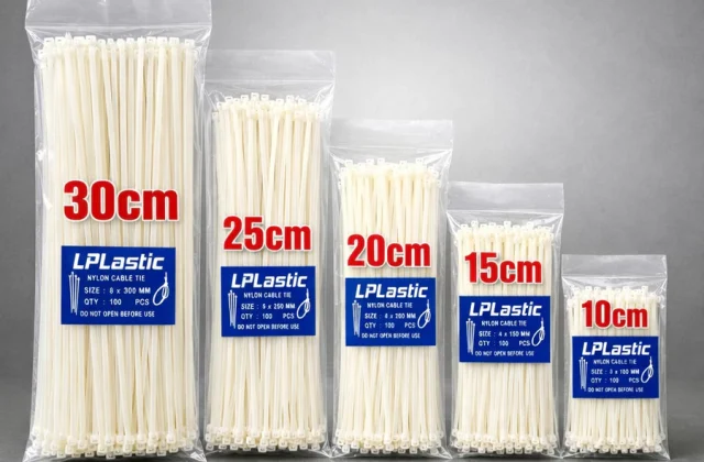[Túi 100 Sợi] Dây Rút Nhựa 10cm, 15cm, 20cm, 25cm, 30cm, có xuất VAT.