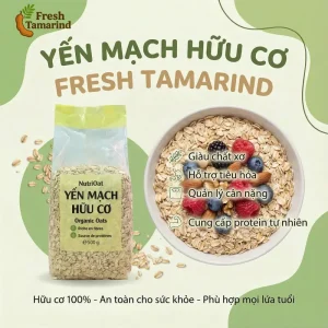 [1KG] Yến Mạch Hữu Cơ Cán Dẹt - Dinh Dưỡng Tự Nhiên