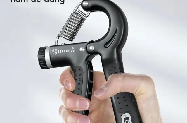 Kìm Bóp Tập Cơ Tay, Tập Cơ Ngón Tay - Chất Liệu Thép Carbon, Có Đếm Số Tự Động - Dụng Cụ Tập Gym