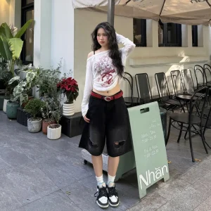 Quần Short Baggy Jeans LODES CLUB Hotrend Màu Đẹp Phong Cách Đường Phố Chất Dày Mềm Mại Thiết Kế Túi Rộng Thoải Mái Dễ Phối Đồ Cho Nam Nữ