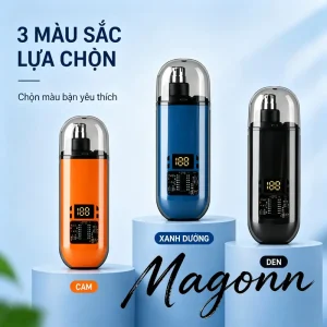 Magonn Máy cắt lông mũi điện thoại, dụng cụ cạo lông mũi nam, công cụ làm sạch lông mũi nữ, kéo chuyên dụng sạc pin