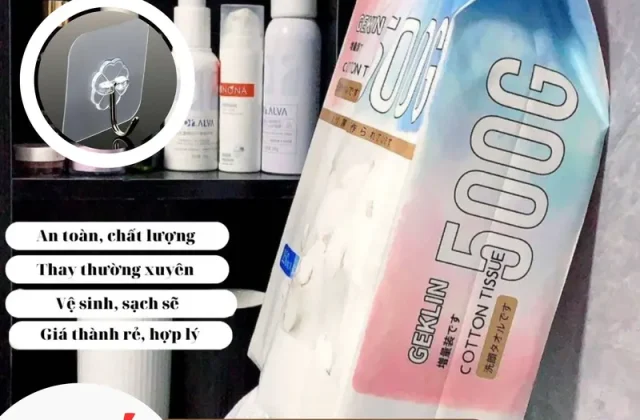 Túi Khăn Rút Lau Đa Năng GEN.LIN 500G Bịch 150 Tờ Hope New.Store