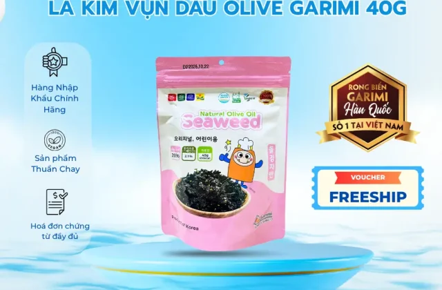 Lá kim vụn dầu olive Garimi 40g