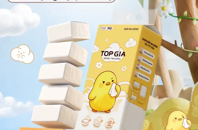[LIVE ĐỘC QUYỀN] THÙNG 5 BỊCH Khăn Giấy Pio TOPGIA, Tặng Móc Treo Tường, 200 Lần Rút Siêu Dai 130x170mm khăn giấy cao cấp TOP GIA, giấy dai hơn bền chắc hơn mềm mịn hơn, khăn giấy vệ sinh ĐẠT QUY CHUẨN CỦA BỘ CÔNG THƯƠNG VTG03