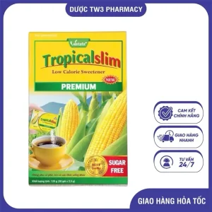 TROPICALSLIM PREMIUM - Đường bắp ăn kiêng, đường năng lượng thấp (Hộp 50 gói x 2,5g)
