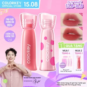 [MUA 2 TẶNG 1] Son COLORKEY Watery Tint, Lì Mịn Nhẹ Môi, Không Dính, Lâu Trôi 1.8g