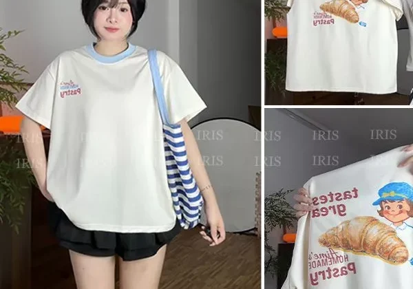 Áo thun bánh ngọt big boxy oversize unisex form rộng cotton thoáng mát, áo phông nam nữ streetwear hot trend