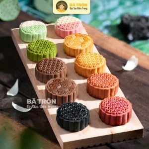 Bánh Trung Thu Mini Healthy Ít Ngọt Thập Cẩm, Đậu Xanh Trứng Muối, Vỏ Bánh Nguyên Cám_Ngọt Thanh Từ Mật Ong_75gr