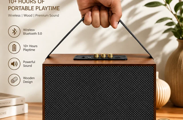 Loa Bluetooth M503 Công Suất Lớn Bass Siêu Trầm Loa Di Động Cầm Tay Cao Cấp