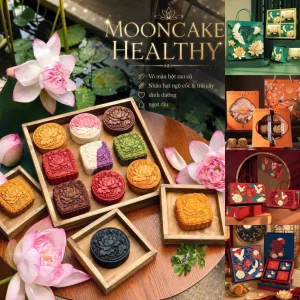 [Kèm bánh+Hộp túi đẹp]Sét quà bánh trung thu 14 vị ít ngọt,bánh mềm ngon,bánh trung thu healthy, quà tặng trung thu 2025