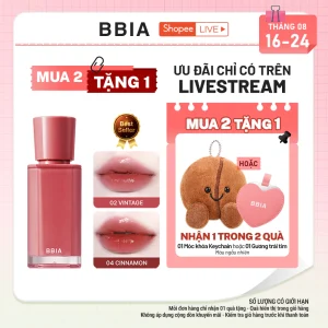 [LIVESTREAM] Son tint bóng căng mọng, trong trẻo BBIA Glow Tint