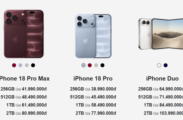 Người Việt chi hơn 300 tỷ đồng đặt cọc iPhone 18 Pro dù giá tăng mạnh
