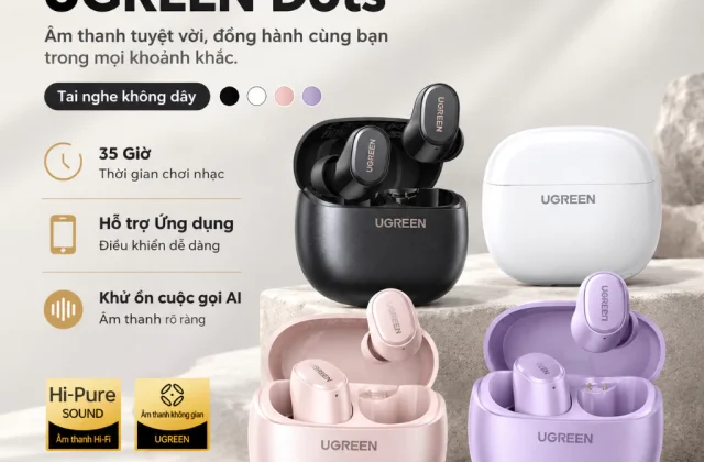 Review tai nghe Bluetooth UGREEN Dots 6.0 TWS có tốt không