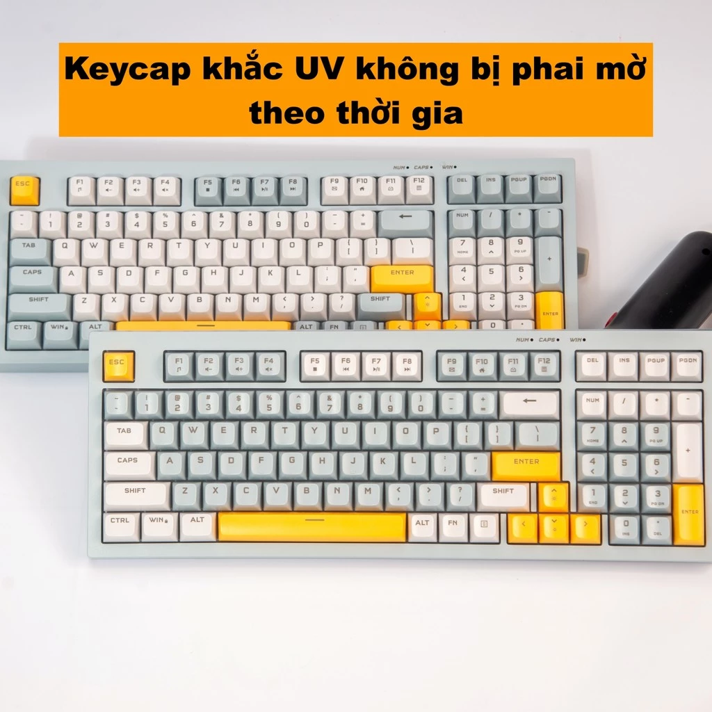 Bàn phím văn phòng P7 Paynan Navy Flow chống ồn